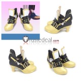 Ensemble Stars ALKALOID Mayoi Ayase Golden Black Cosplay Shoes Boots