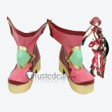 Xenoblade Chronicles 3 Miyabi Mio Eunie Pyra Black White Pink Cosplay Shoes Boots