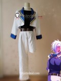 Commission Underground Idol Mika Luca Purple White Cosplay Costume