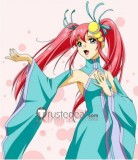 Gundam Seed Lacus Clyne Mizu no Akashi Blue Cosplay Costume