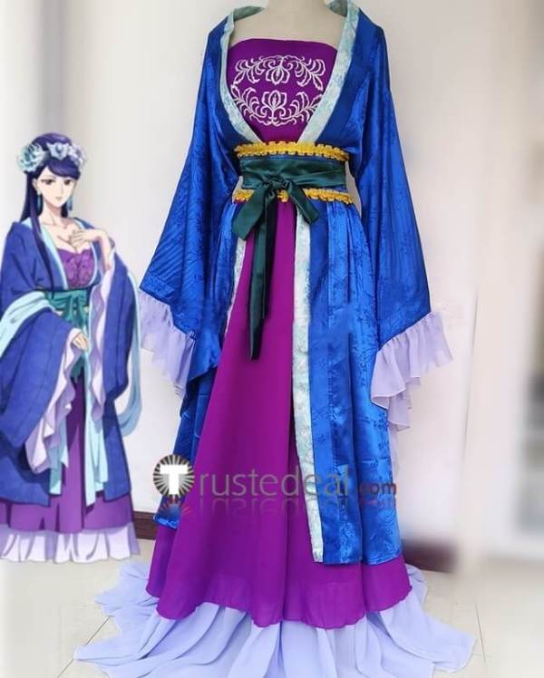 Anime The Apothecary Diaries Rishu-hi Cosplay Costume Pink Hanfu Dress main image 0