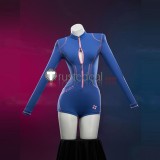 Overwatch D.Va DVA Bunny Bodysuit Blue Pink Cosplay Costume