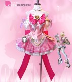 iCOS Overwatch 2 Mythic Skin Juno Hear of Hope Magical Girl Juno Pink Black Cosplay Costumes
