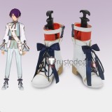 Ensemble Stars Ryuseitai Shinobu Sengoku White Cosplay Shoes Boots