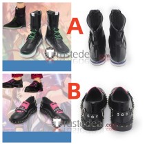 Ensemble Stars Ryuseitai Tetora Nagumo Midori Takamine Black Cosplay Shoes Boots