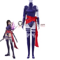Marvel Rivals Psylocke Purple Bodysuit Cosplay Costume