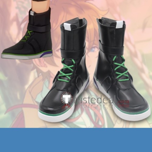 Ensemble Stars Ryuseitai Tetora Nagumo Midori Takamine Black Cosplay Shoes Boots
