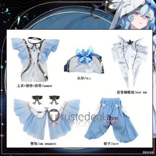 Wuthering Waves Black Shores Keeper The Shorekeeper Blue Cosplay Costume 2