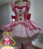 Mermaid Melody Lucia Nanami Super Idol Pink Dress Cosplay Costume Custom Size