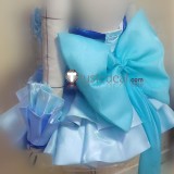 Mermaid Melody Hanon Hosho Super Idol Blue Dress Cosplay Costume Custom Size