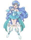 Mermaid Melody Hanon Hosho Super Idol Blue Dress Cosplay Costume Custom Size