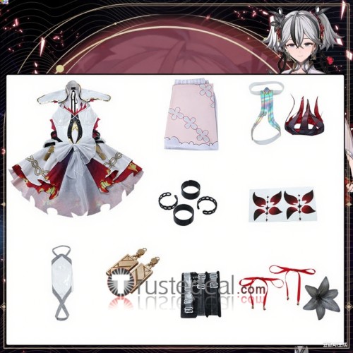 Wuthering Waves Camellya White Dress Cosplay Costume