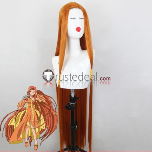 Mermaid Melody Sara Orange Black Hanon Blue Styled Cosplay Wig