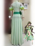Mermaid Melody Rina Toin Super Idol Green Cosplay Costume Custom Size