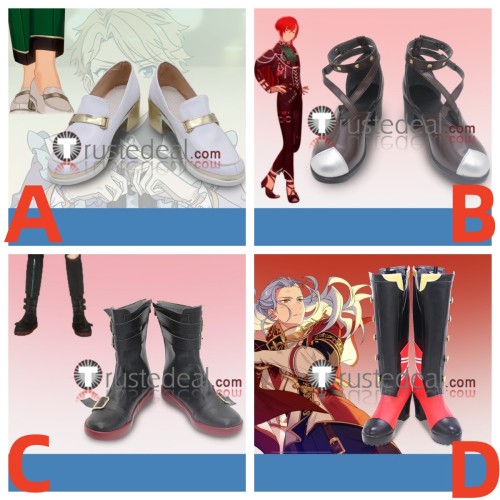 Ensemble Stars Knights Arashi Narukami Rabits Hajime Shino Switch Natsume Sakasaki Trickstar Subaru Akehoshi Eden Nagisa Ran Cosplay Shoes Boots