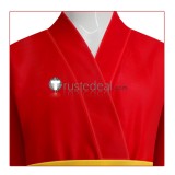One Piece Wano Country Luffy Red Cosplay Costume