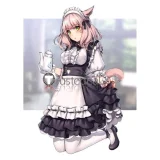 Final Fantasy XIV FF14 Miqo'te Housemaid Maid Dress Cosplay Costume 2