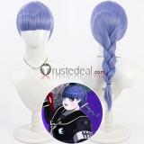 The Hundred Line Last Defense Academy Gaku Maruko Hiruko Shizuhara Moko Mojiro Takemaru Yakushiji Black Blue Grey Cosplay Wig