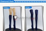 Girls Band Cry Diamond Dust Ai Rin Hina Nana Performance Blue Cosplay Costume
