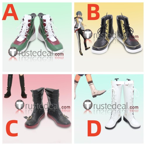 Ensemble Stars Crazy B Rinne Amagi Niki Shiina Eden Ibara Saegusa Trickstar Subaru Akehoshi Cosplay Shoes Boots