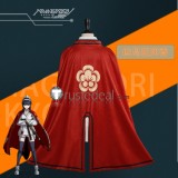 The Hundred Line Last Defense Academy Kyoshika Magadori Daily Outfit Red White Cosplay Costume