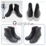 Ensemble Stars Knights Arashi Narukami Black White Cosplay Shoes Boots