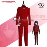The Hundred Line Last Defense Academy Tsukumo Ima Red Set Cosplay Costume