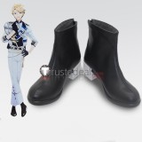 Ensemble Stars Knights Arashi Narukami Black White Cosplay Shoes Boots