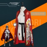 The Hundred Line Last Defense Academy Kyoshika Magadori Daily Outfit Red White Cosplay Costume