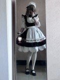 Final Fantasy XIV FF14 Miqo'te Housemaid Maid Dress Cosplay Costume 2