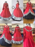 Mermaid Melody Yuri Princess Dress Red Cosplay Costume Custom Size