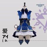 Girls Band Cry Diamond Dust Ai Rin Hina Nana Performance Blue Cosplay Costume