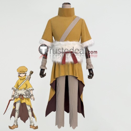 Dr. Stone Ukyo Saionji Yellow Cosplay Costume 2