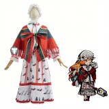 Limbus Company Ishmael Christmas Nightmare Red Cosplay Costume