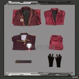 Limbus Company Lei Heng Red Suit Cosplay Costume