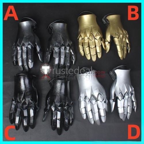Honkai Star Rail Knight of Beauty Argenti Black Silver Gloves Armor Cosplay Accessories Props