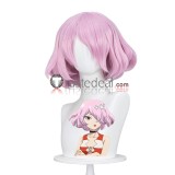 Dr. Stone Ukyo Saionji Luna Wright Francois Grey Pink Blonde Cosplay Wigs
