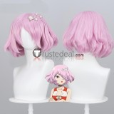 Dr. Stone Ukyo Saionji Luna Wright Francois Grey Pink Blonde Cosplay Wigs