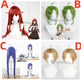 Mushoku Tensei Isekai Ittara Honki Dasu Jobless Reincarnation Rudeus Roxy Sylphiette Eris Orsted Blue Red Green Cosplay Wigs