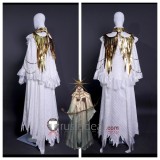 Dark Souls Dark Sun Gwyndolin Gothic White Cosplay Costume