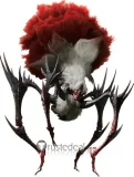 Monster Hunter Wilds MHWilds Thorny Flower Spider Lala Barina Black Red Cosplay Costume