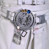Final Fantasy VII Sephiroth Angel White Cosplay Costume