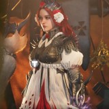 Monster Hunter Wilds MHWilds Thorny Flower Spider Lala Barina Black Red Cosplay Costume