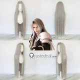 Final Fantasy VII Sephiroth Angel White Cosplay Costume