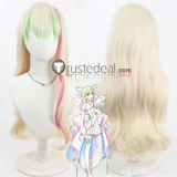 You and Idol Precure Cure Zukyoon Cure Kiss Meroron Awakening Harmony Purple White Dress Cosplay Costume