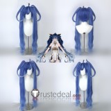 Wuthering Waves Brant Iuno Blue Highlights Styled Cosplay Wigs