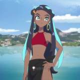 Pokemon Sword and Shield Gym Leader Rurina Nessa Casual Twilight Wings Red Cosplay Costume