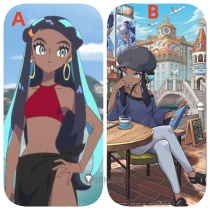 Pokemon Sword and Shield Gym Leader Rurina Nessa Casual Twilight Wings Red Cosplay Costume