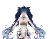 Wuthering Waves Brant Iuno Blue Highlights Styled Cosplay Wigs