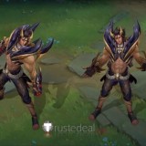 League of Legends LOL Obsidian Dragon Skin Sett Spirit Blossom Skin Cassiopeia Fiend Queller Yone Black Purple Green Styled Cosplay Wig